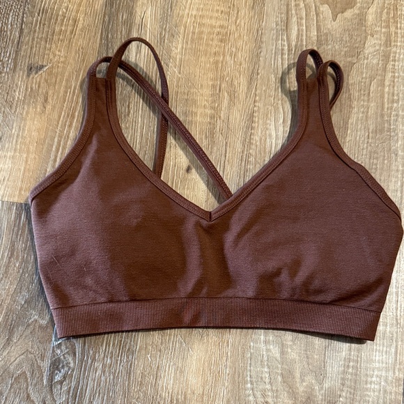 Alphalete Other - Alphalete Deep Brown Bralette